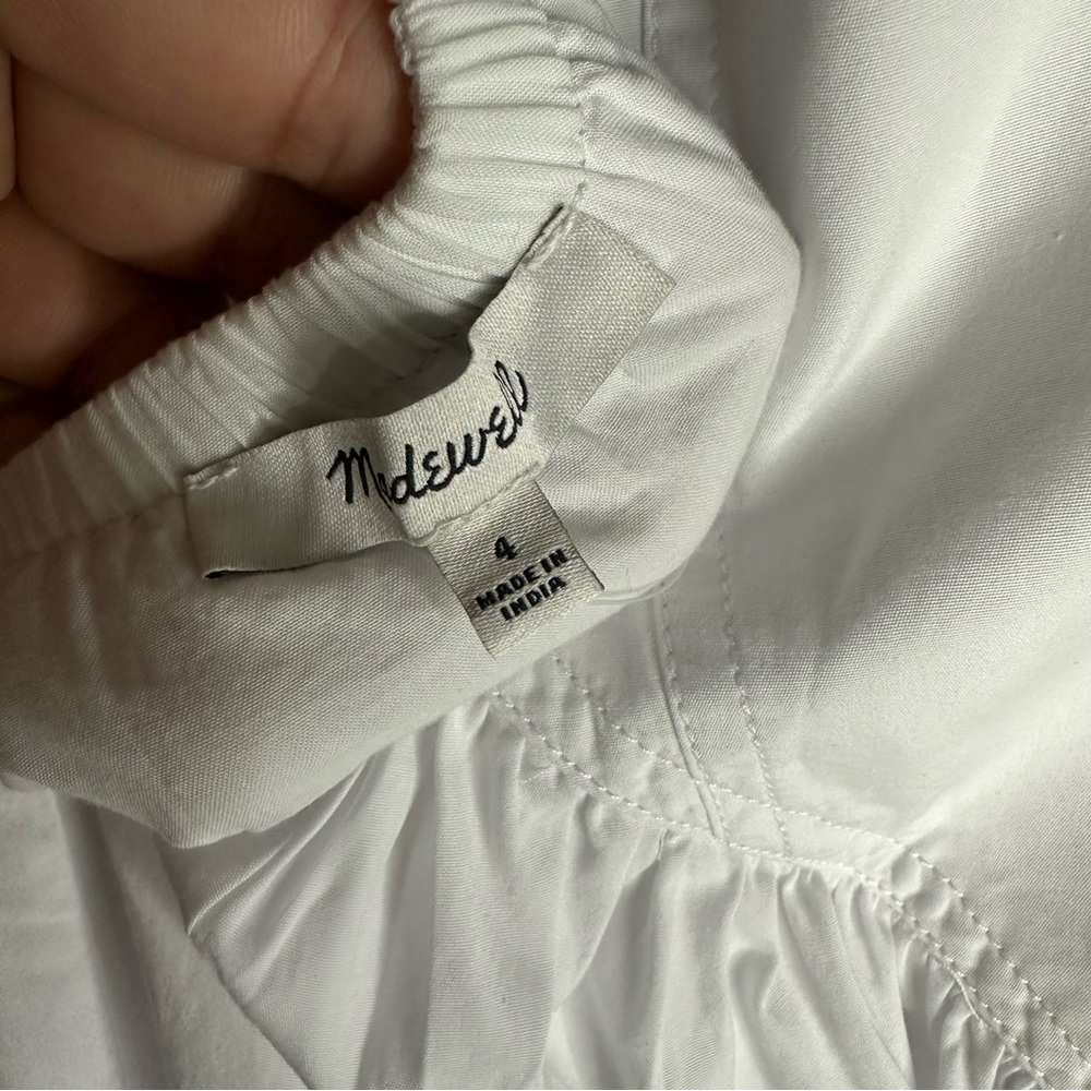 NWT Madewell White Spaghetti-Strap Maxi Dress, size 4 - Picture 10 of 12